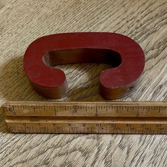 Rustic Reclaimed 3D Wood Painted Toy Soldiers Letter Cutouts Shapes - Picture 15 of 16